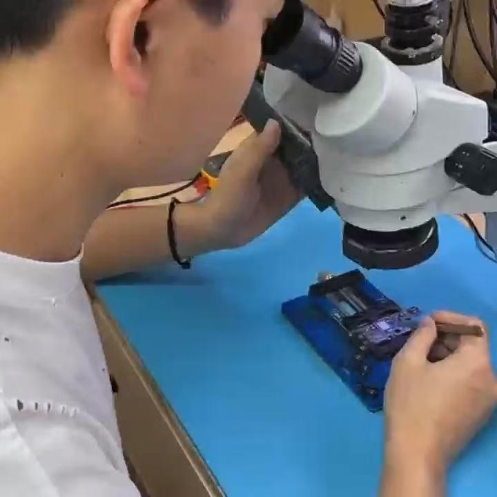 显微镜作业图